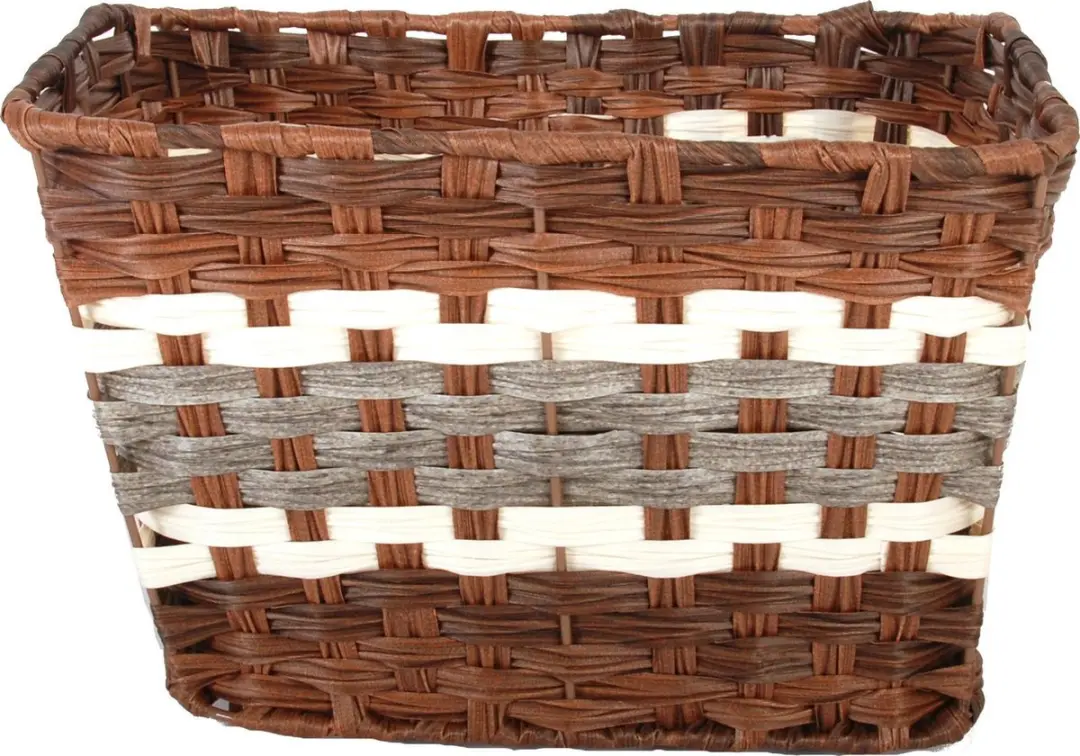 Volare Gevlochten Fietsmand - Rieten - 31L - Bruin