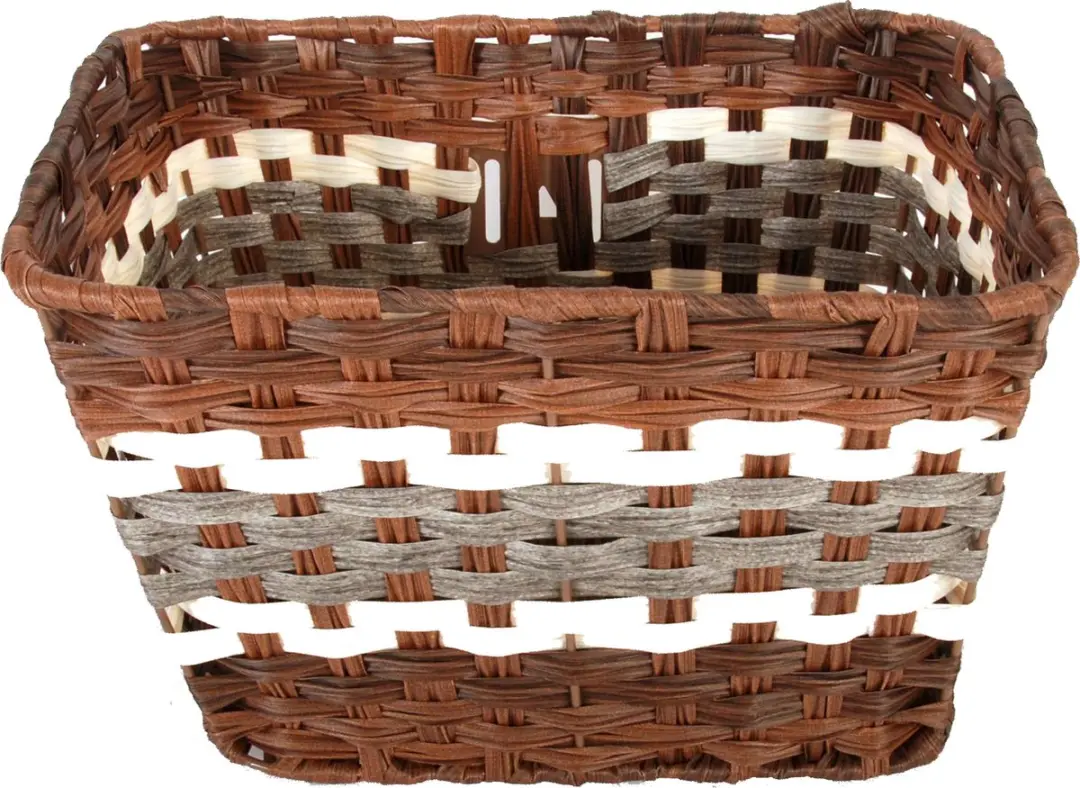 Volare Gevlochten Fietsmand - Rieten - 31L - Bruin
