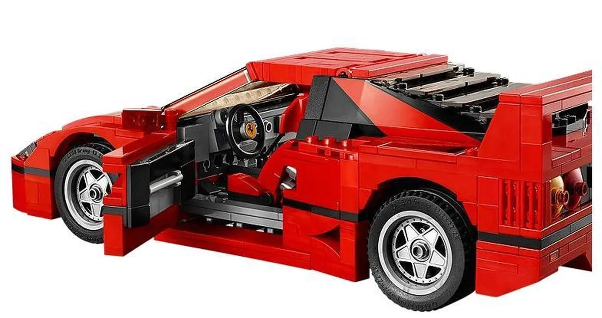 LEGO Creator Expert Ferrari F40 10248 - 1158 Stukken - Rood - afbeelding 4 van 6