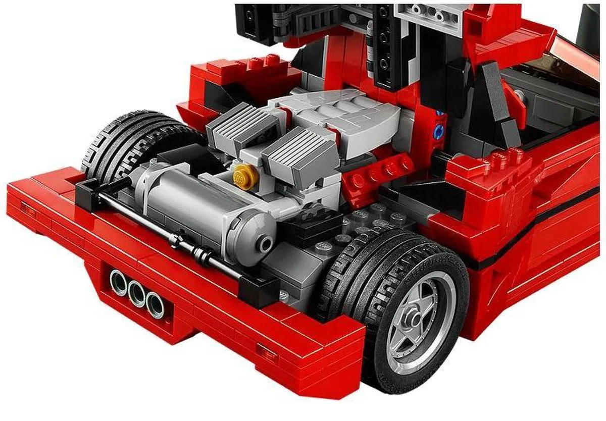 LEGO Creator Expert Ferrari F40 10248 - 1158 Stukken - Rood - afbeelding 2 van 6
