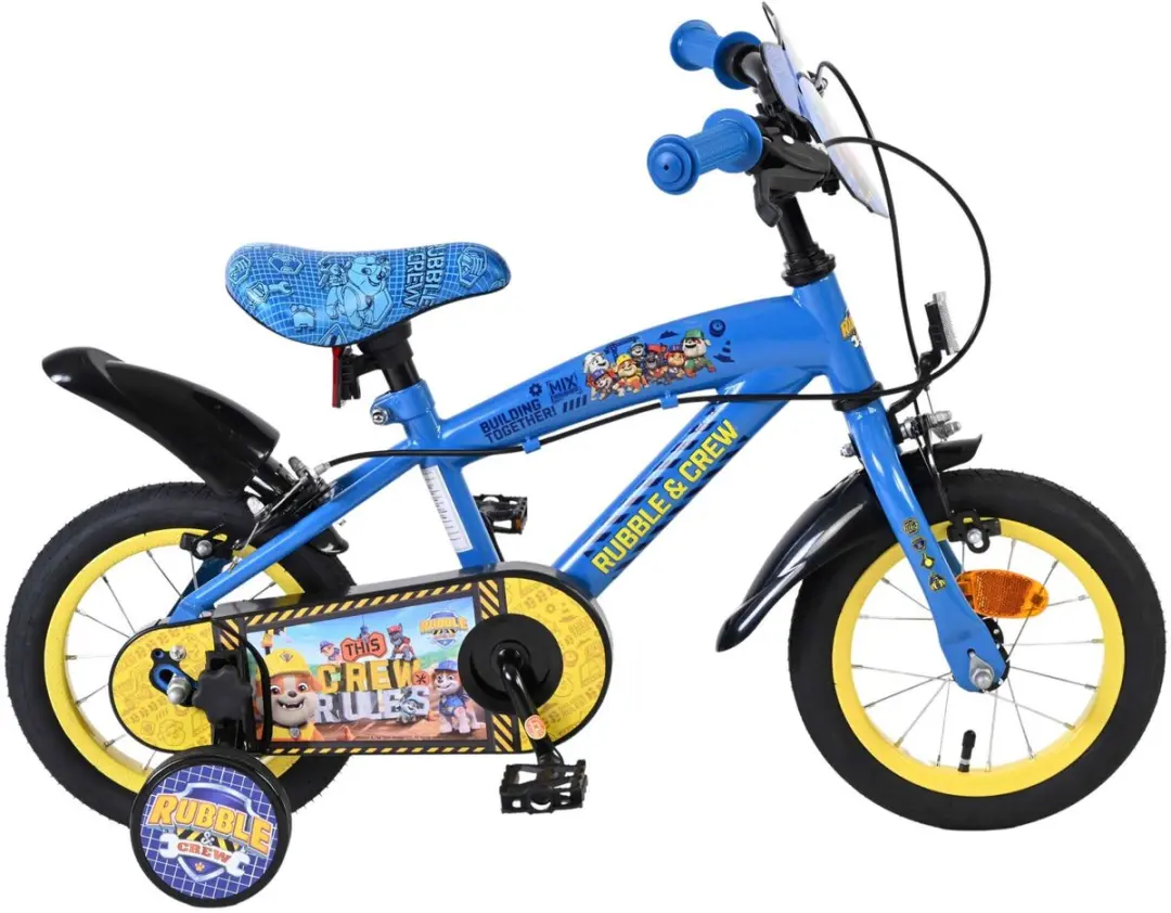Volare Paw Patrol Rubble & Crew Kinderfiets 12 inch