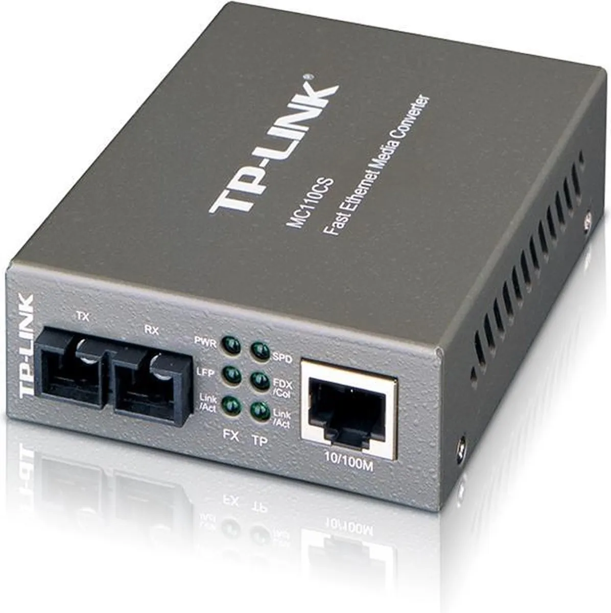 TP-Link MC110CS Fast Ethernet Media Converter - Grijs
