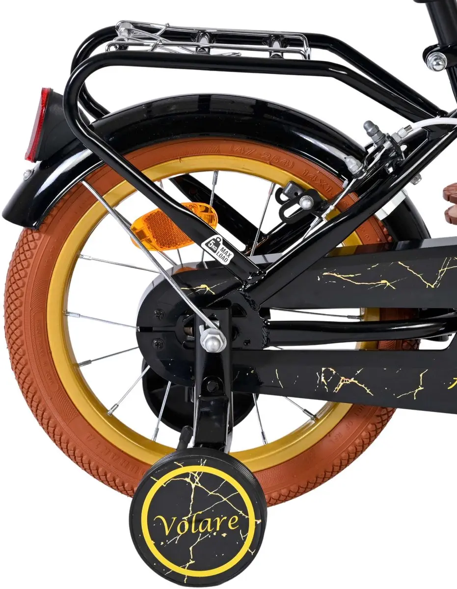 Volare Ashley Kinderfiets 14 inch - Zwart