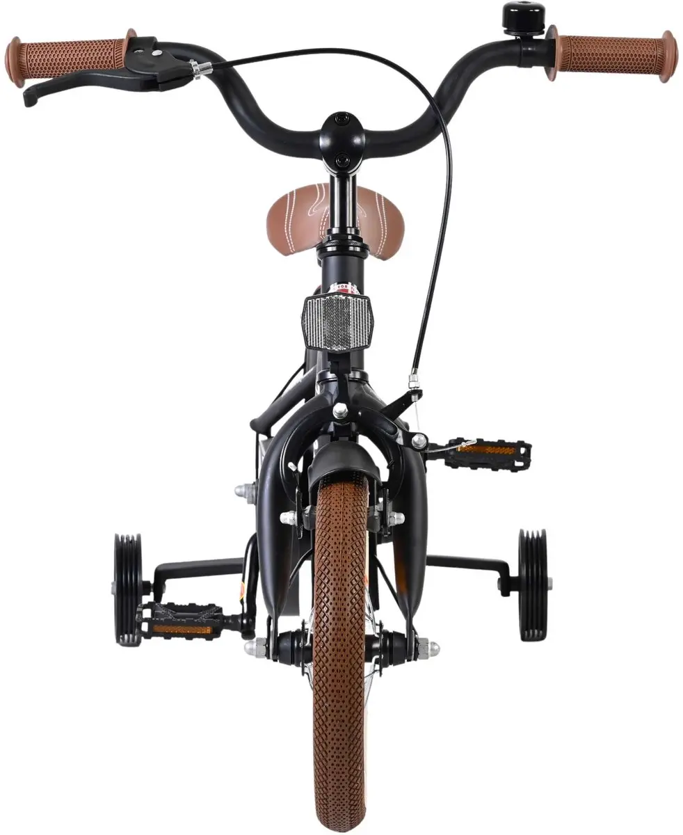 Volare Black Cruiser Kinderfiets 12" - 1 Versnelling - Zwart