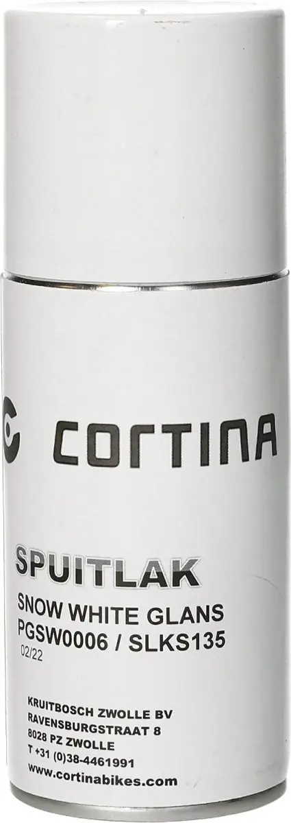 Cortina Spuitlak Snow White PGSW0006 150ml