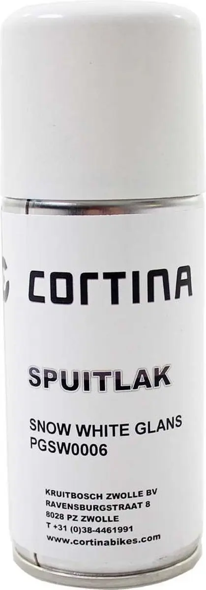 Cortina Spuitlak Snow White PGSW0006 150ml - Wit