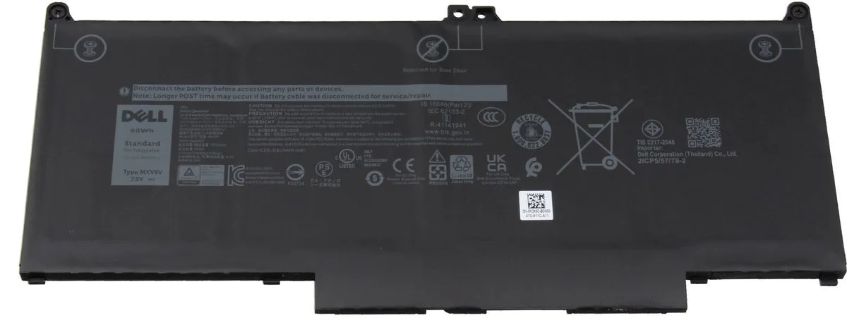 Dell CPL-N2K62 Laptopbatterij 60Wh