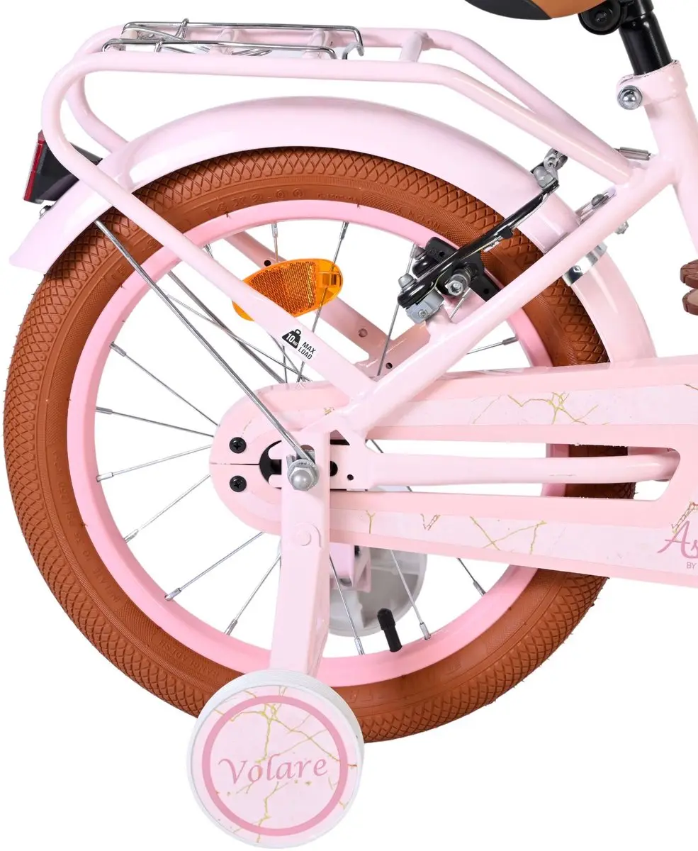 Volare Ashley Kinderfiets 16 inch - Roze - 1 Versnelling