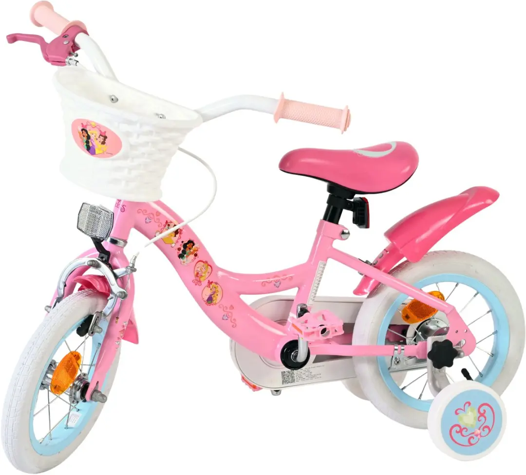 Volare Disney Princess Kinderfiets 12 inch - Roze