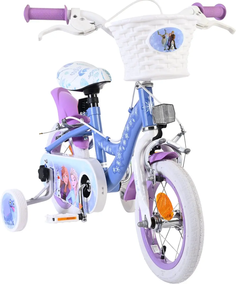 Volare Disney Frozen 2 Kinderfiets 12 inch - Blauw/Paars