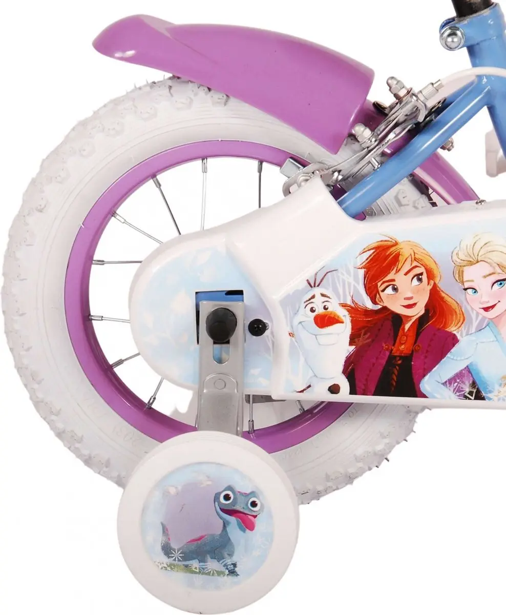 Volare Disney Frozen 2 Kinderfiets 12 inch - Blauw/Paars
