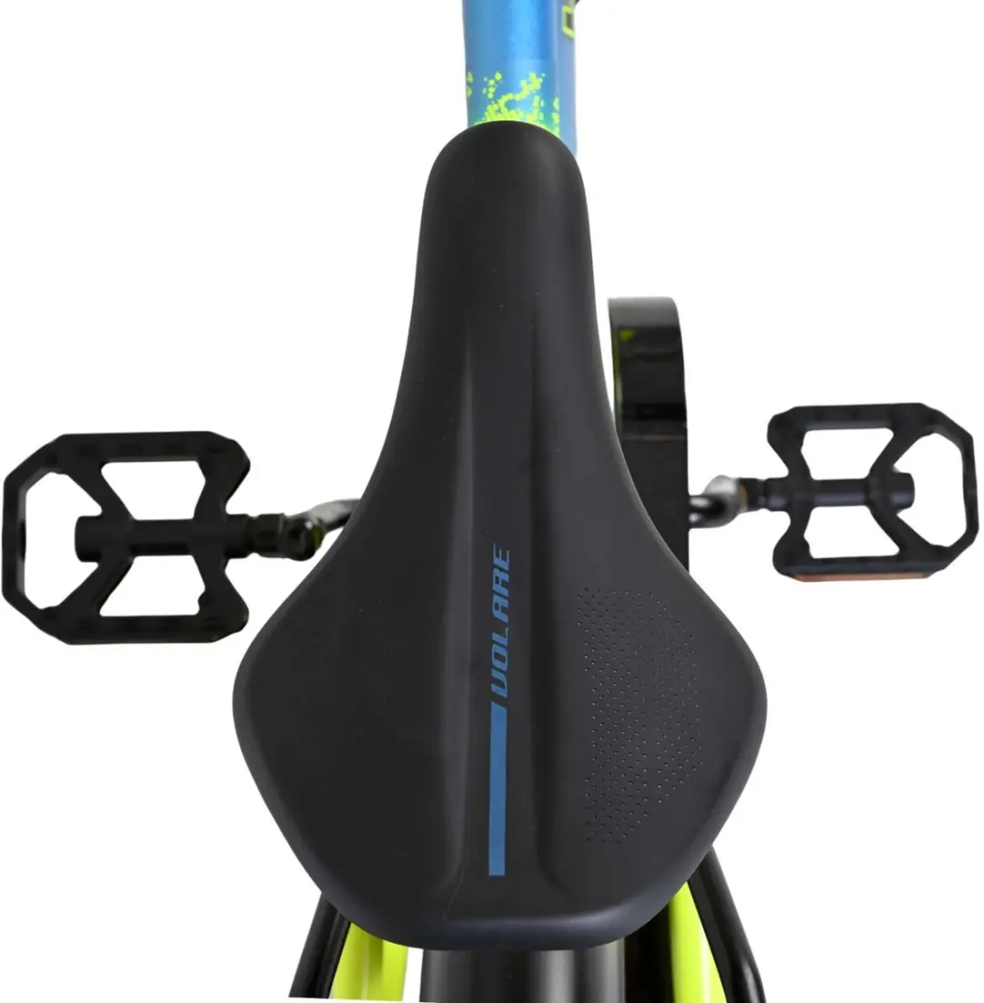 Volare Thombike Kinderfiets 16 inch - 1 Versnelling - Blauw/Geel - afbeelding 6 van 6