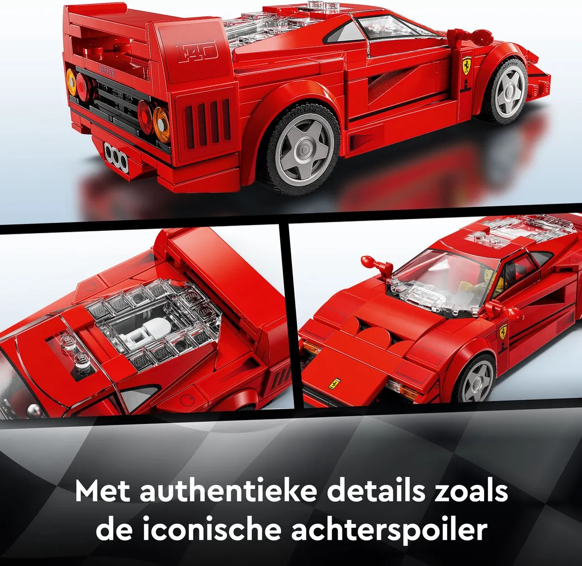 LEGO Speed Champions Ferrari F40 76934 - 318 Stukken - 1 Minifiguur - afbeelding 6 van 6