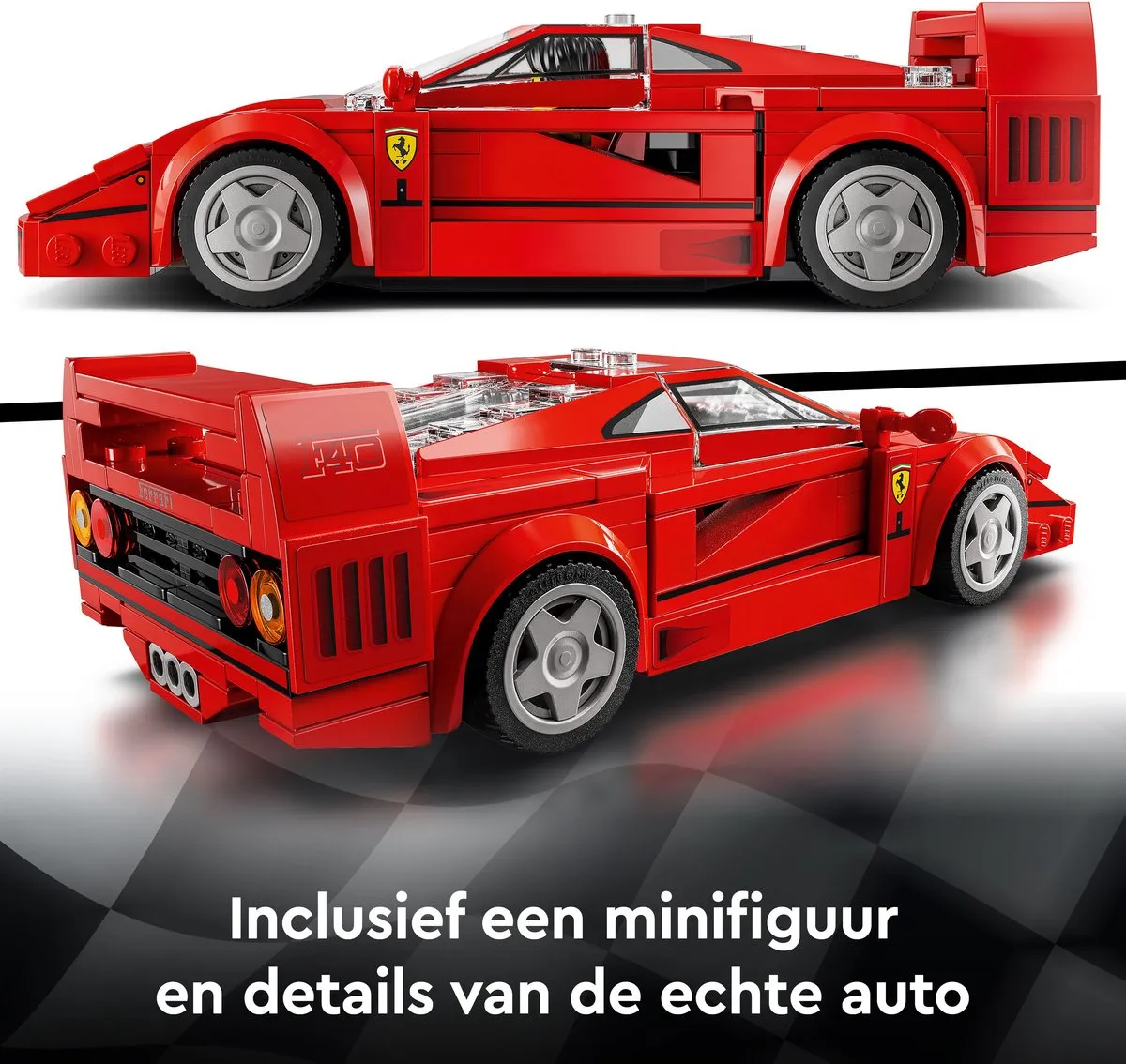 LEGO Speed Champions Ferrari F40 76934 - 318 Stukken - 1 Minifiguur