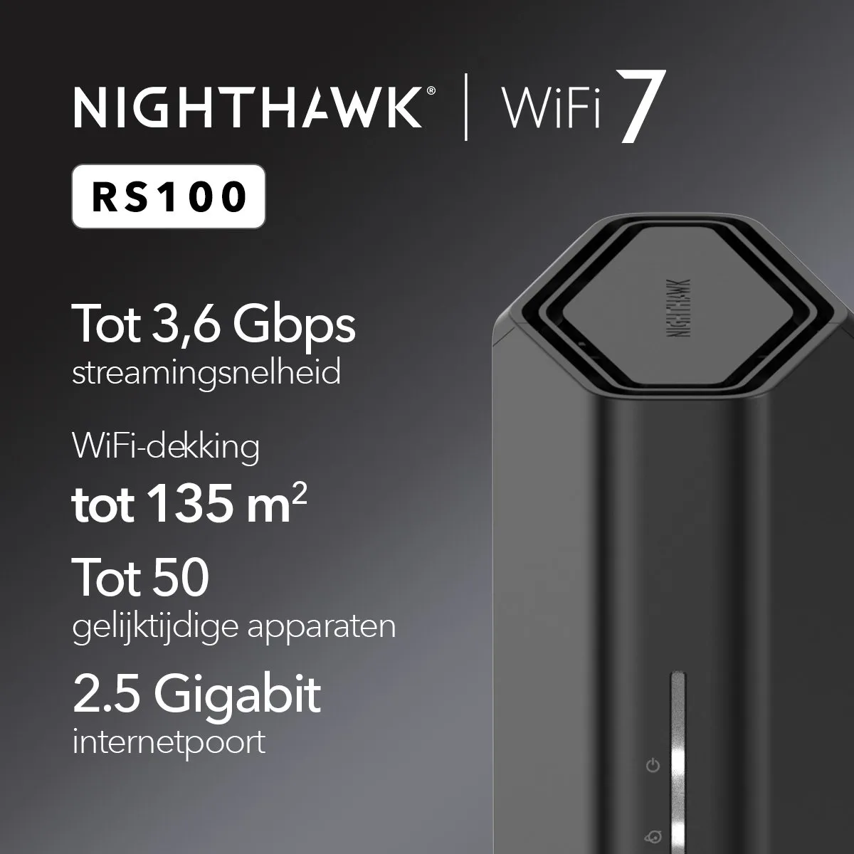 Netgear Nighthawk RS100 Router WiFi 7 - 3600 Mbps