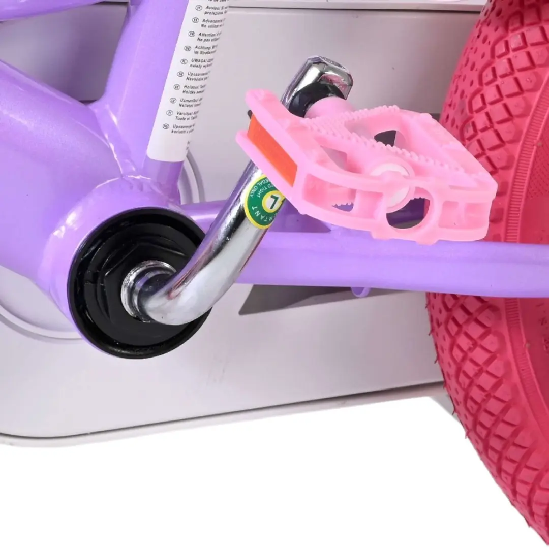 Volare Unicorn Kinderfiets 12" - Meisjes - Paars