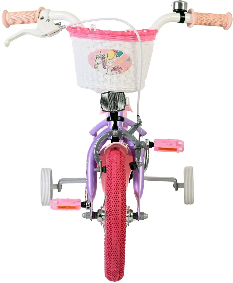 Volare Unicorn Kinderfiets 12" - Meisjes - Paars
