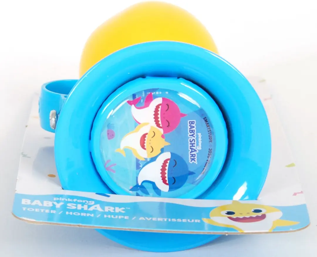 Volare Baby Shark Fietstoeter - Blauw