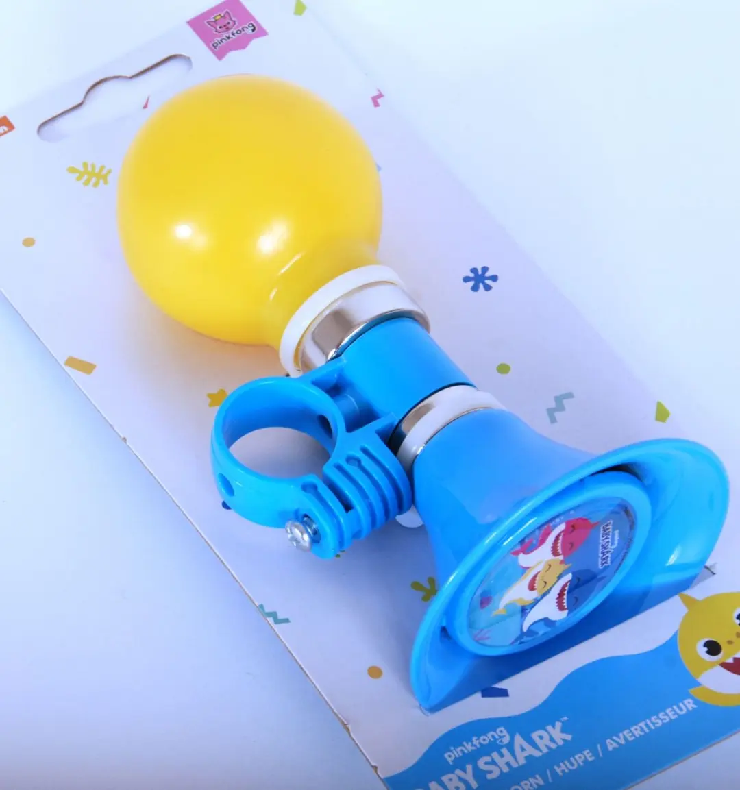 Volare Baby Shark Fietstoeter - Blauw