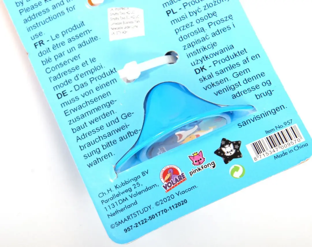 Volare Baby Shark Fietstoeter - Blauw