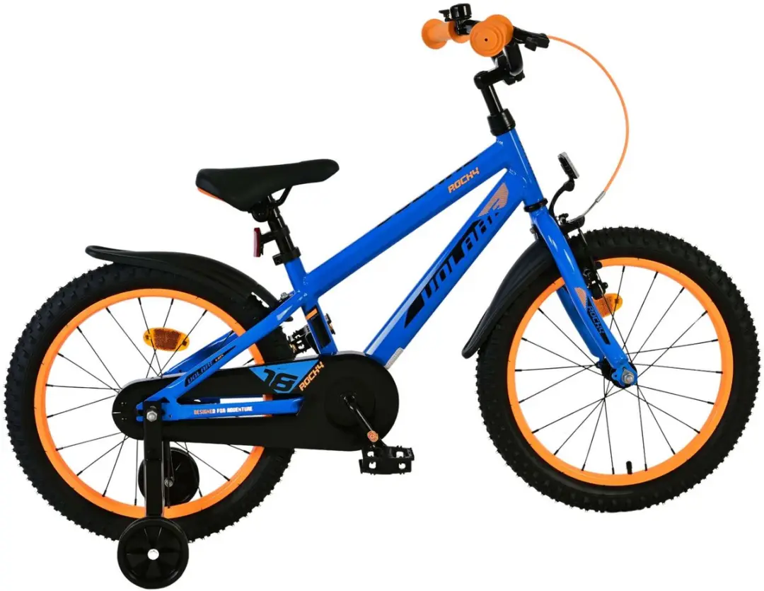 Volare Rocky Kinderfiets 18 inch - 1 Versnelling - Blauw