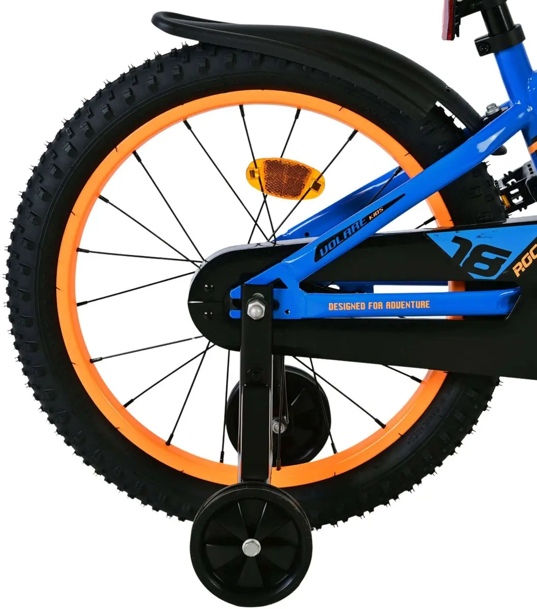 Volare Rocky Kinderfiets 18 inch - 1 Versnelling - Blauw - afbeelding 6 van 6