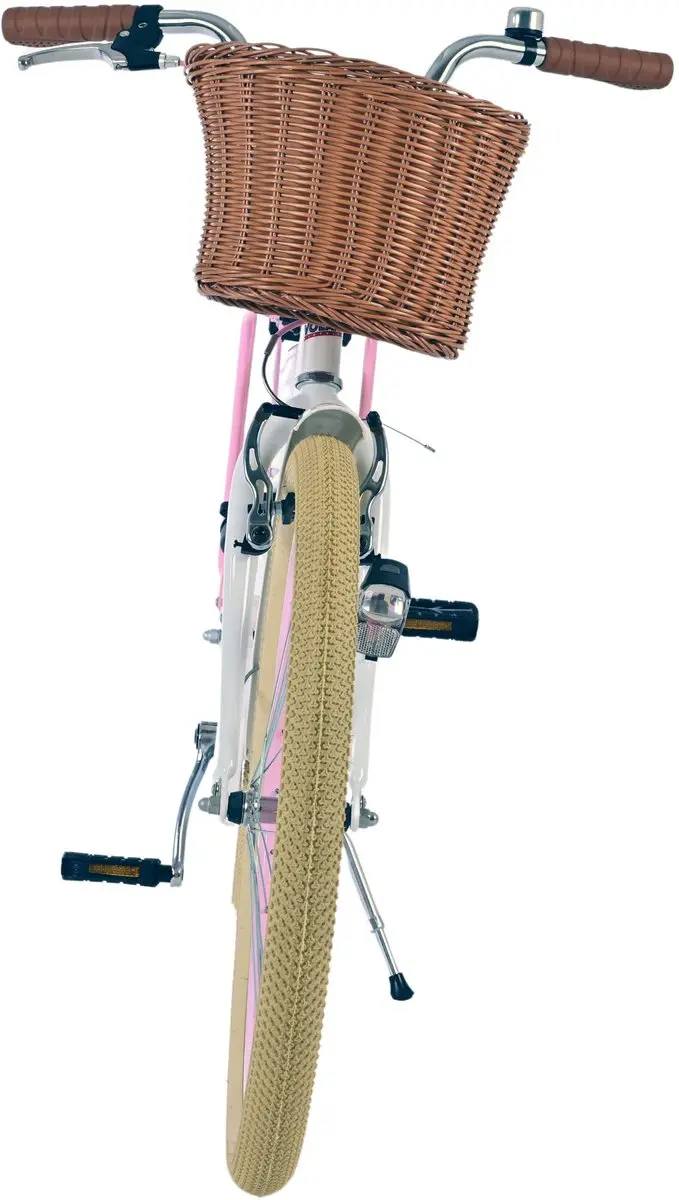 Volare Blossom Kinderfiets 24 inch - 1 Versnelling - Wit - afbeelding 6 van 6
