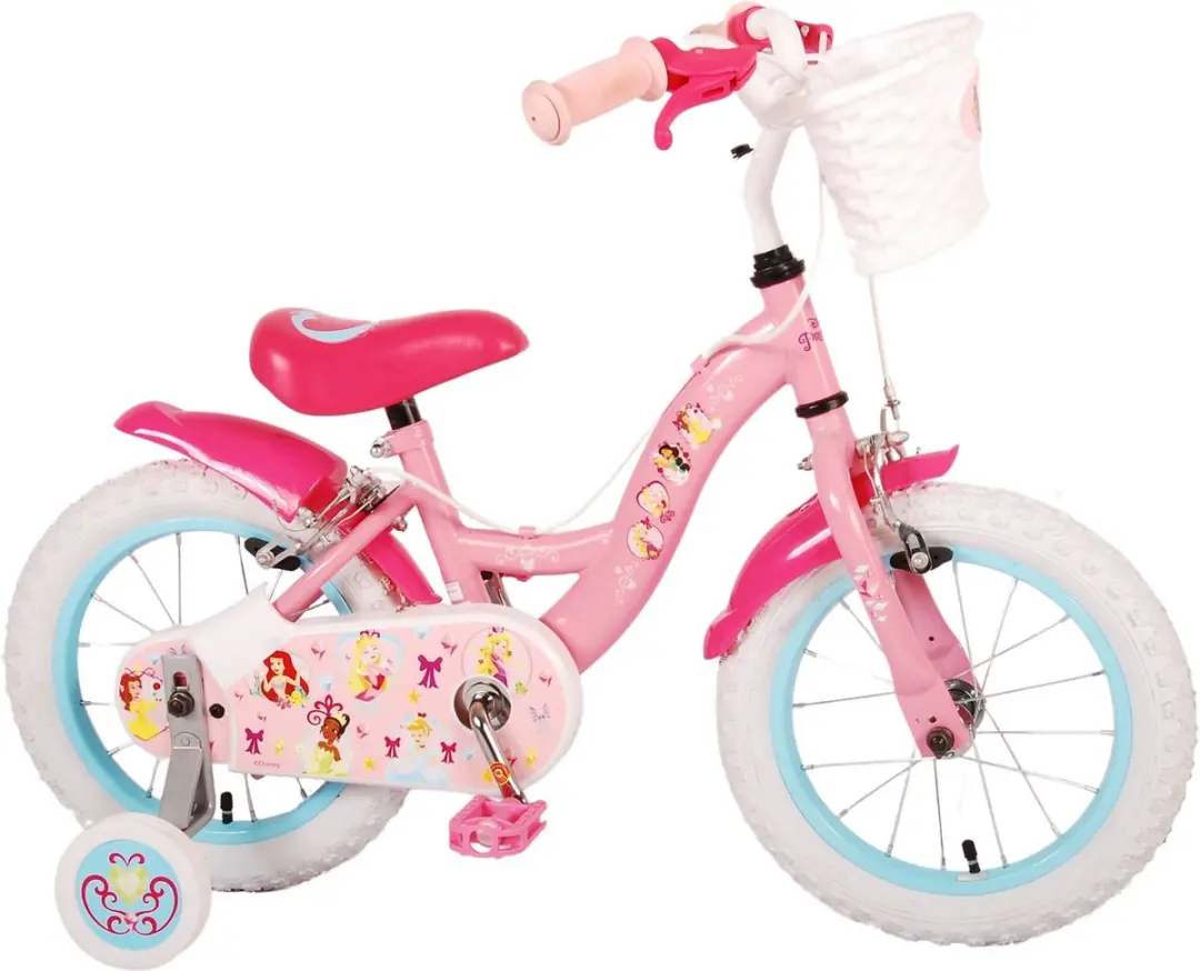Volare Disney Princess Kinderfiets 14 inch - Roze