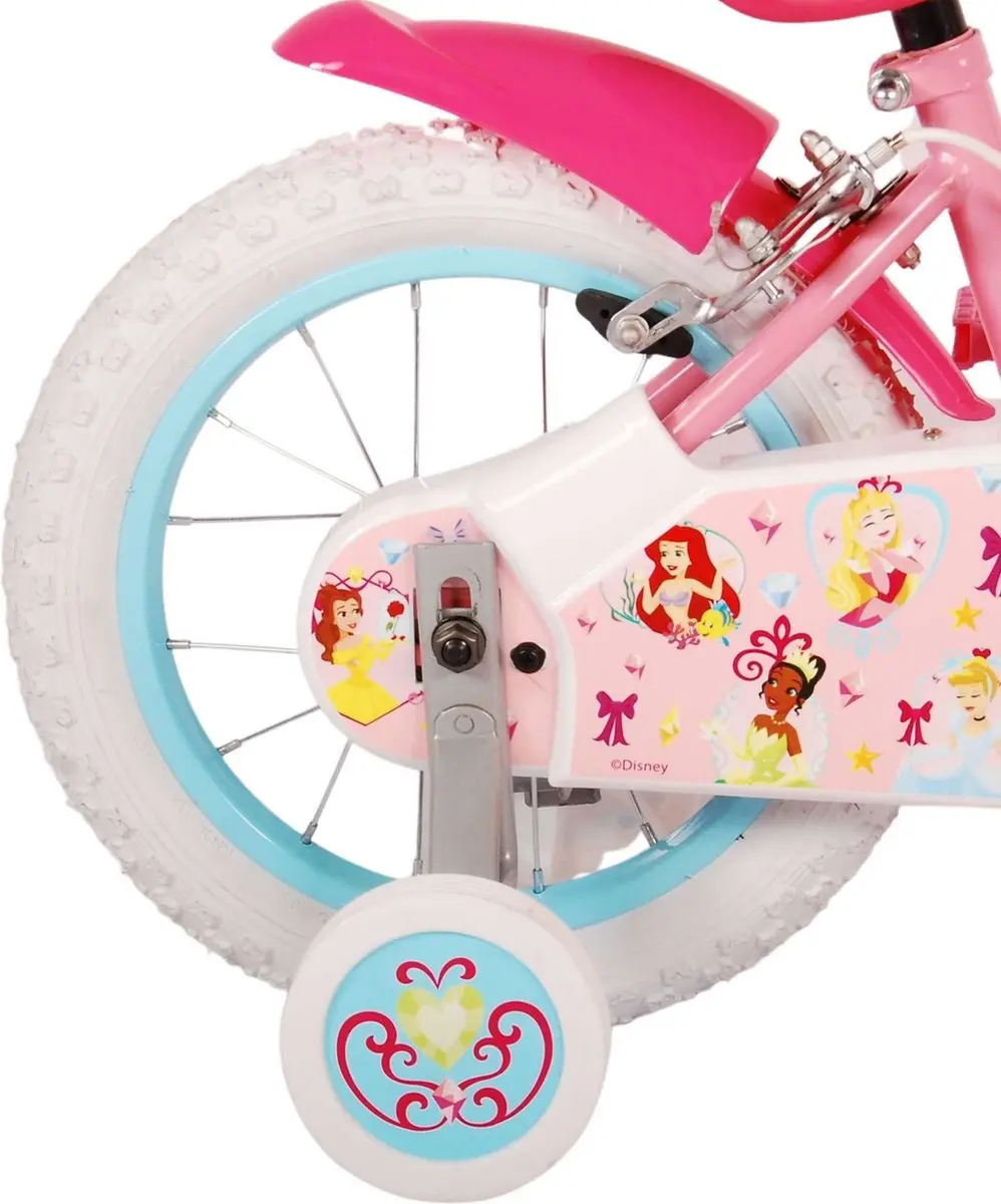 Volare Disney Princess Kinderfiets 14 inch - Roze