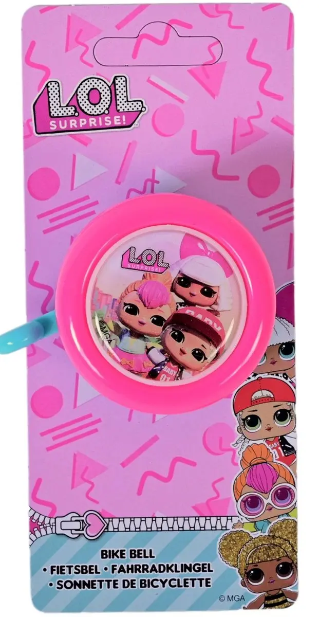 Volare Dolls Fietsbel Roze