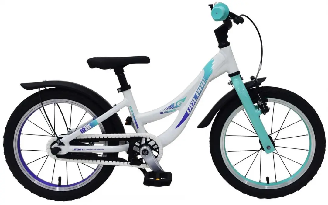 Volare Glamour Kinderfiets 18 Inch - Meisjes - Parelmoer Mint Groen