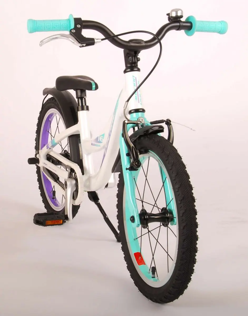 Volare Glamour Kinderfiets 18 Inch - Meisjes - Parelmoer Mint Groen
