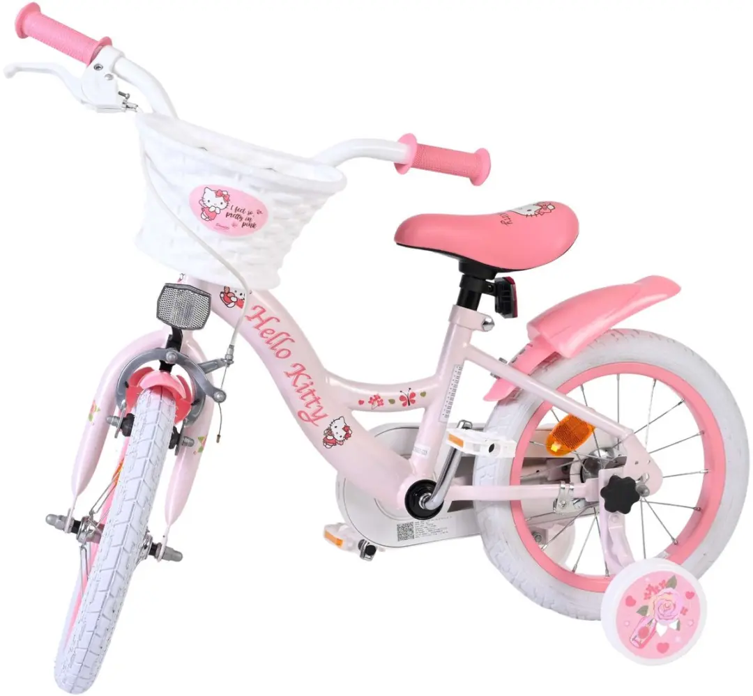 Volare Hello Kitty Kinderfiets 14 inch - Roze