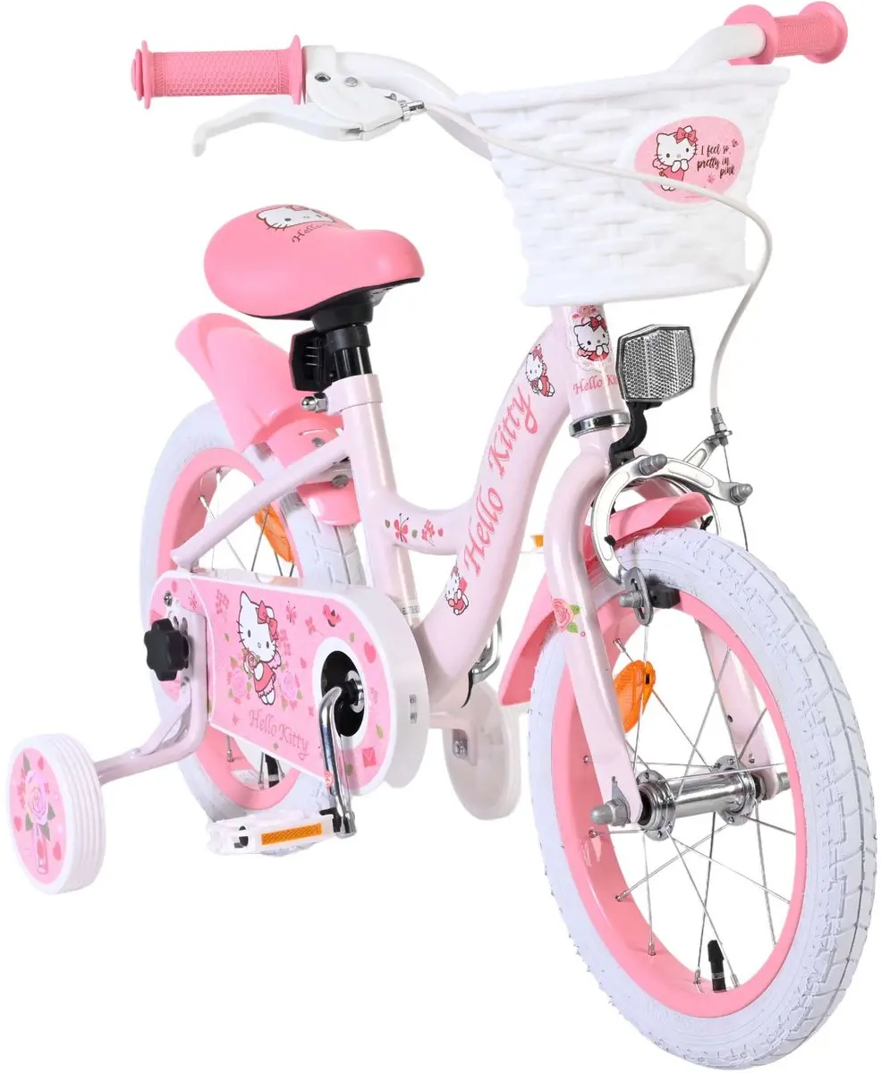Volare Hello Kitty Kinderfiets 14 inch - Roze