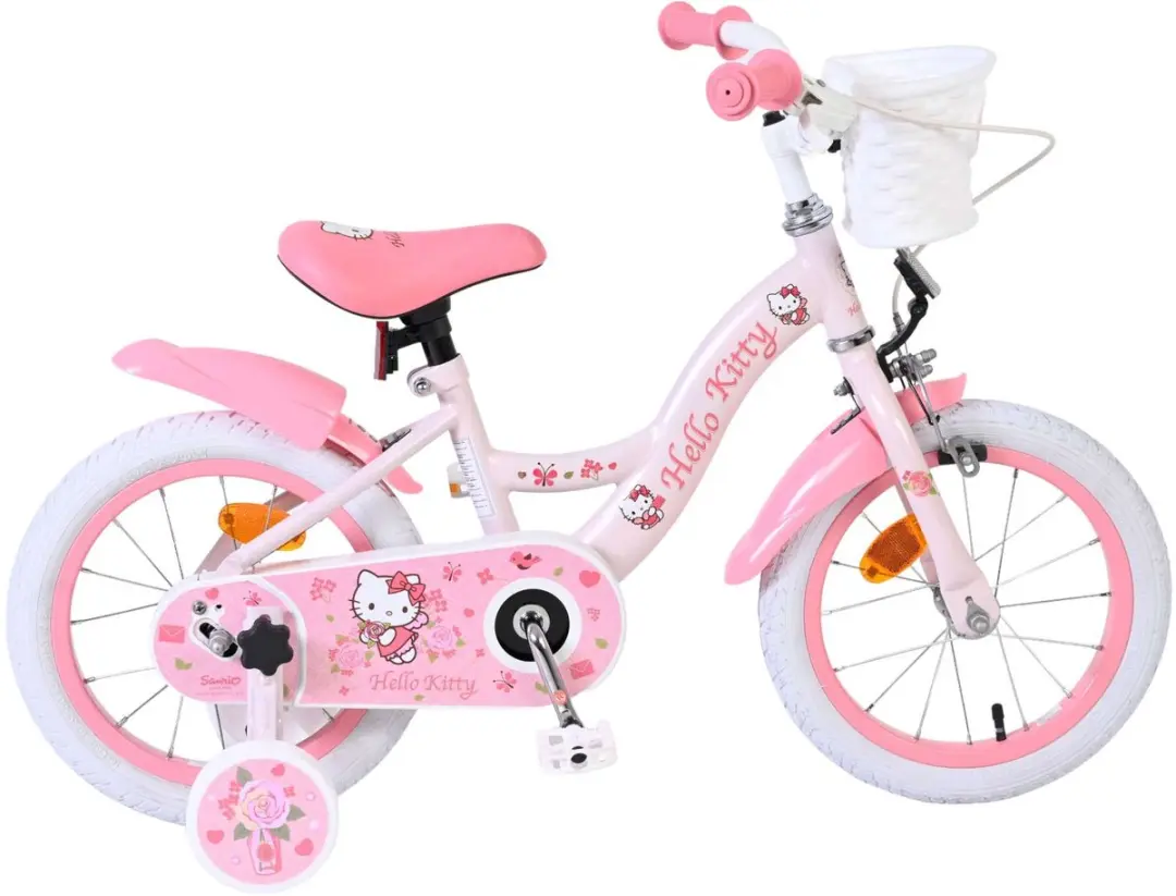 Volare Hello Kitty Kinderfiets 14 inch - Roze