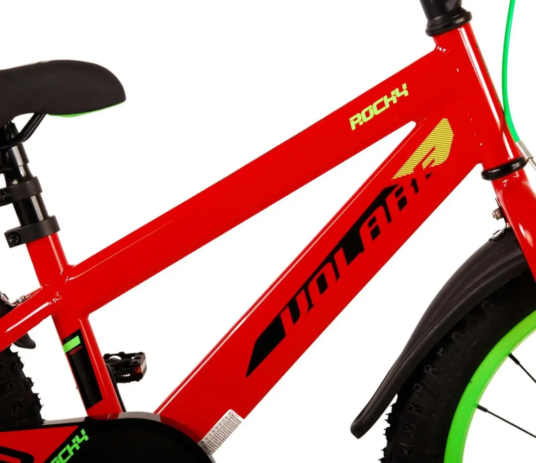 Volare Rocky Kinderfiets 18 inch - 1 Versnelling - Rood