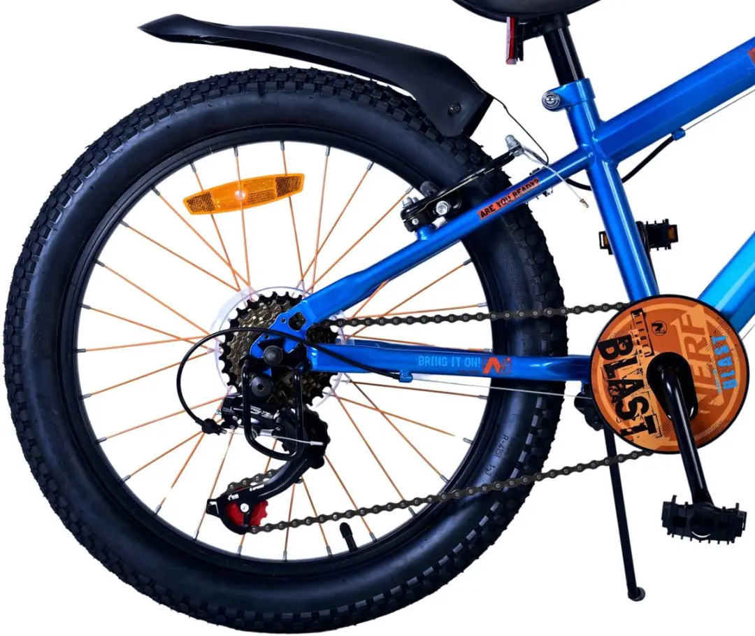 Volare NERF Kinderfiets 20 inch - 6 Speed - Satijn Blauw