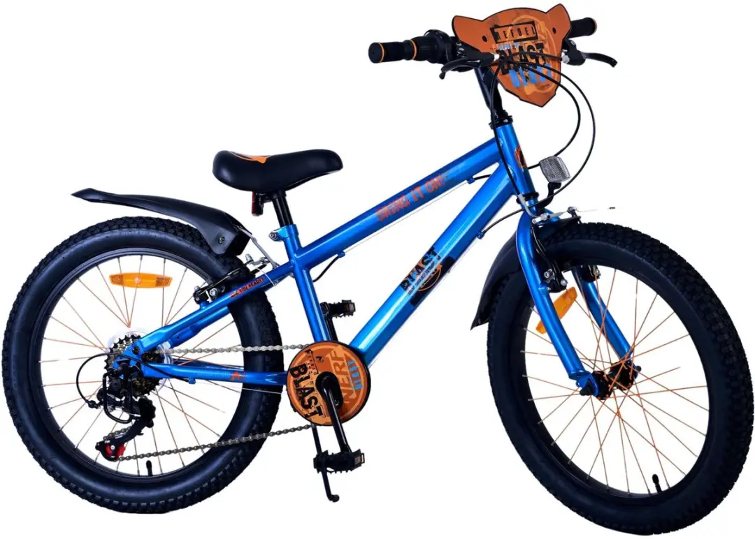 Volare NERF Kinderfiets 20 inch - 6 Speed - Satijn Blauw