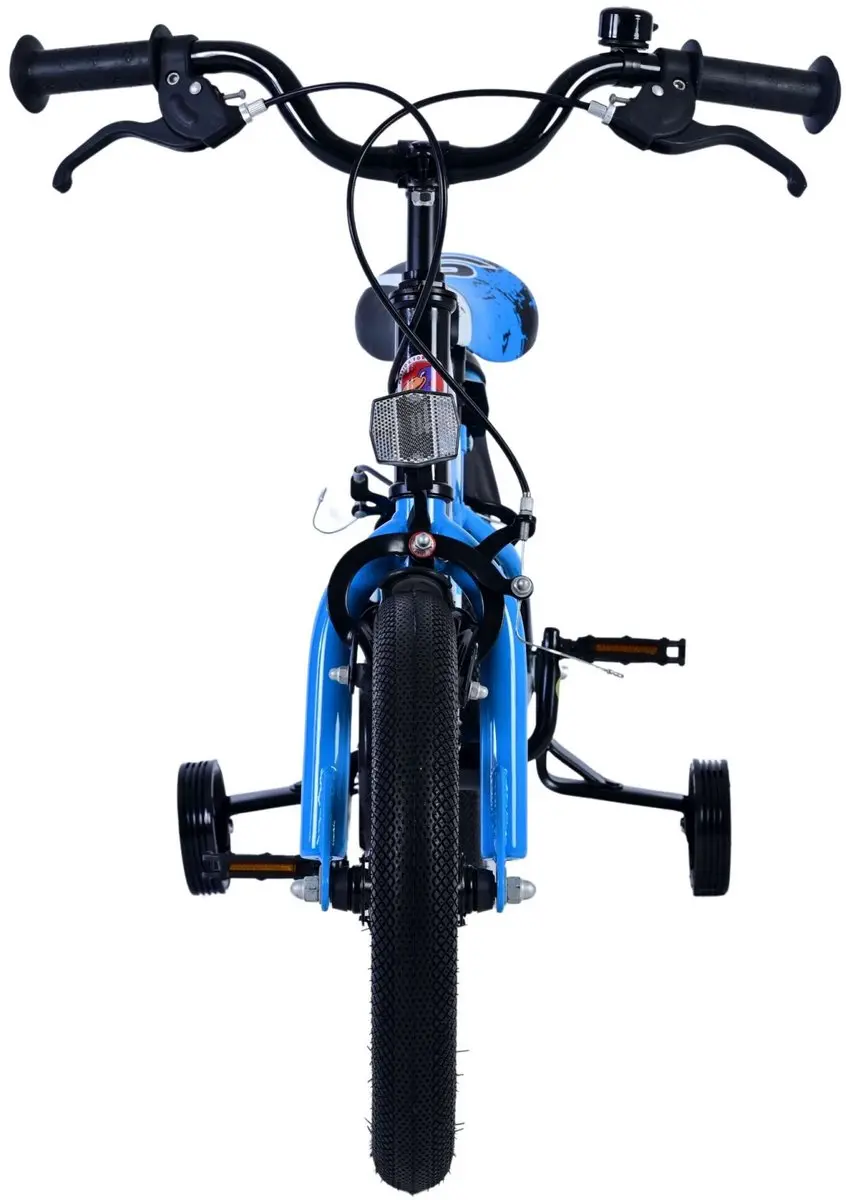 Volare Sportivo Kinderfiets 14 inch - Jongens - Blauw/Zwart - afbeelding 4 van 6