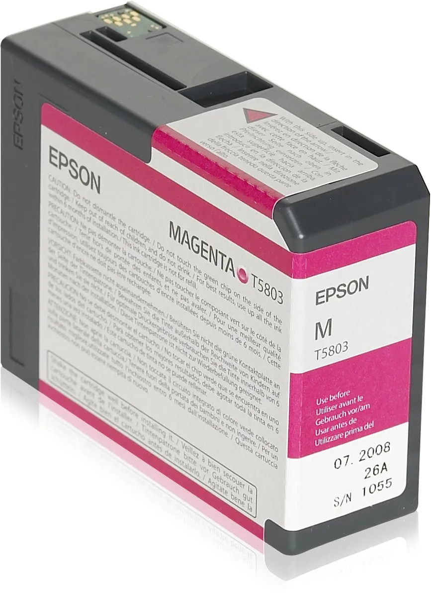 Epson T5803 Magenta Inktcartridge 80ml