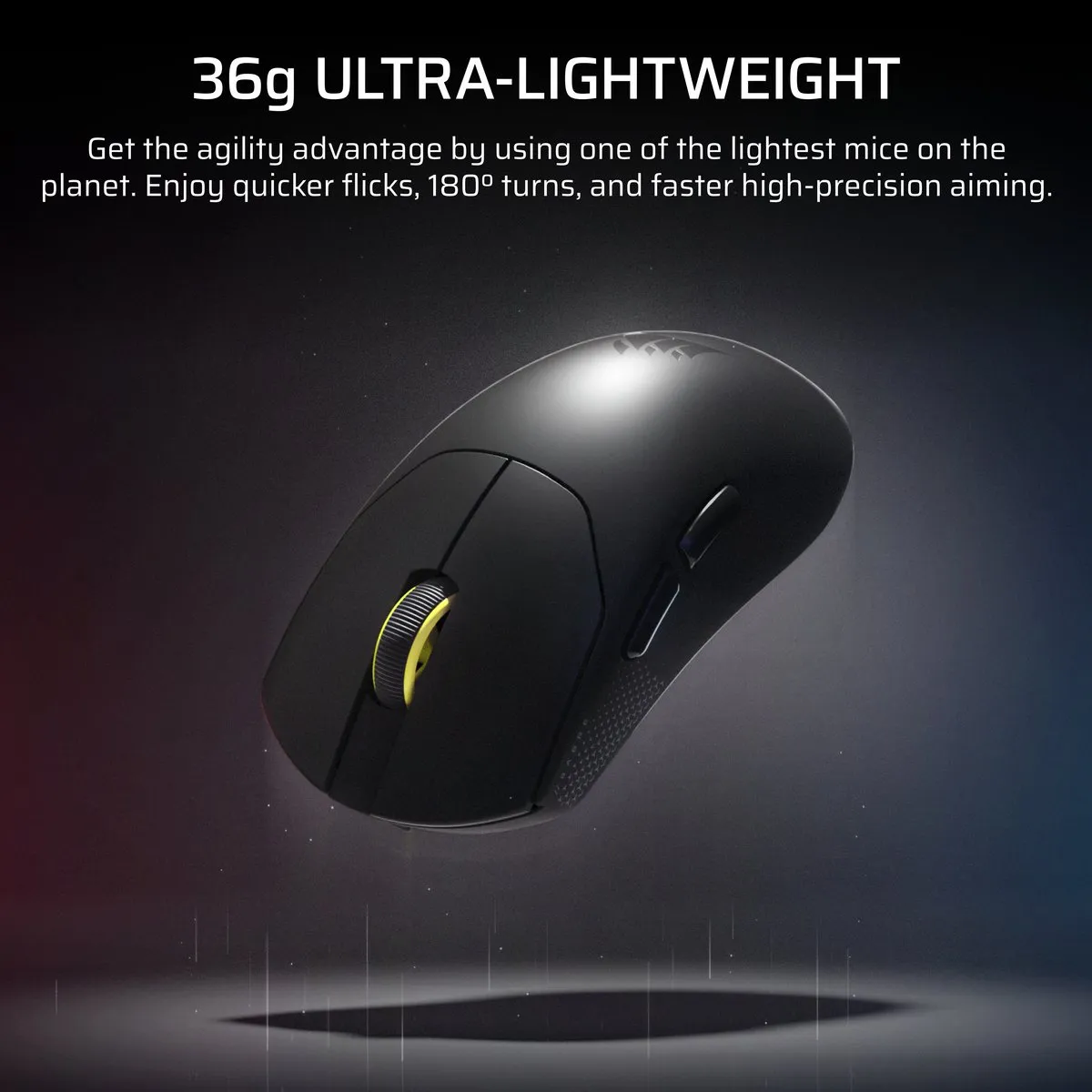 Corsair Sabre v2 Pro Gaming Muis - CH-931G000-WW - 33000 DPI - Zwart