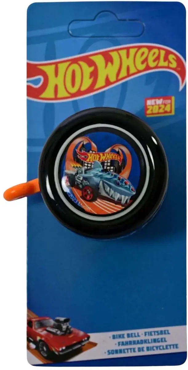 Volare Hot Wheels Fietsbel - Oranje/Zwart