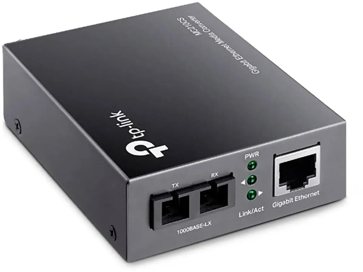 TP-Link MC210CS Media Converter Switch - 1x SFP/1x Ethernet - Grijs