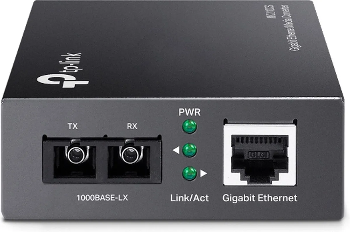 TP-Link MC210CS Media Converter Switch - 1x SFP/1x Ethernet - Grijs