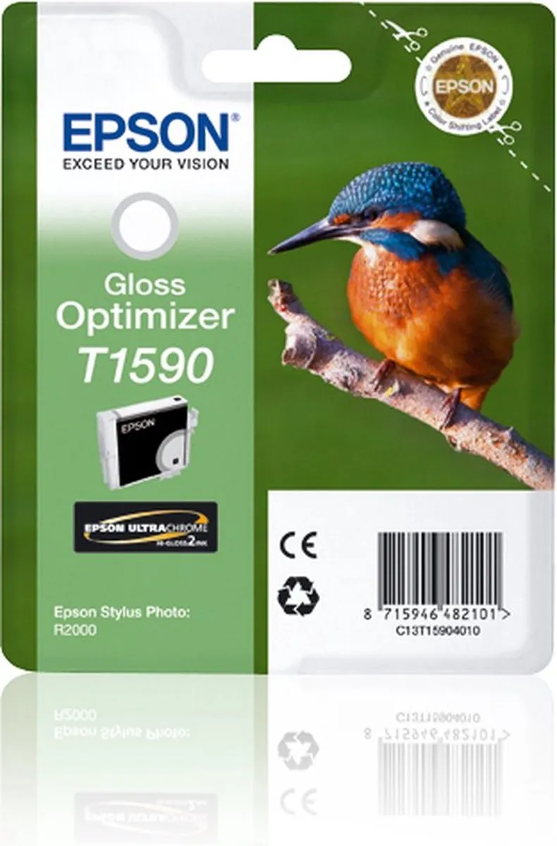 Epson T1590 Gloss Optimizer - 17ml - Transparant