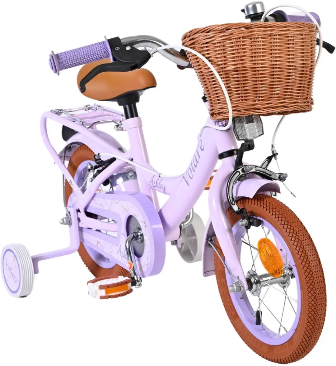 Volare Ashley Kinderfiets 12" - Lila - 1 Versnelling