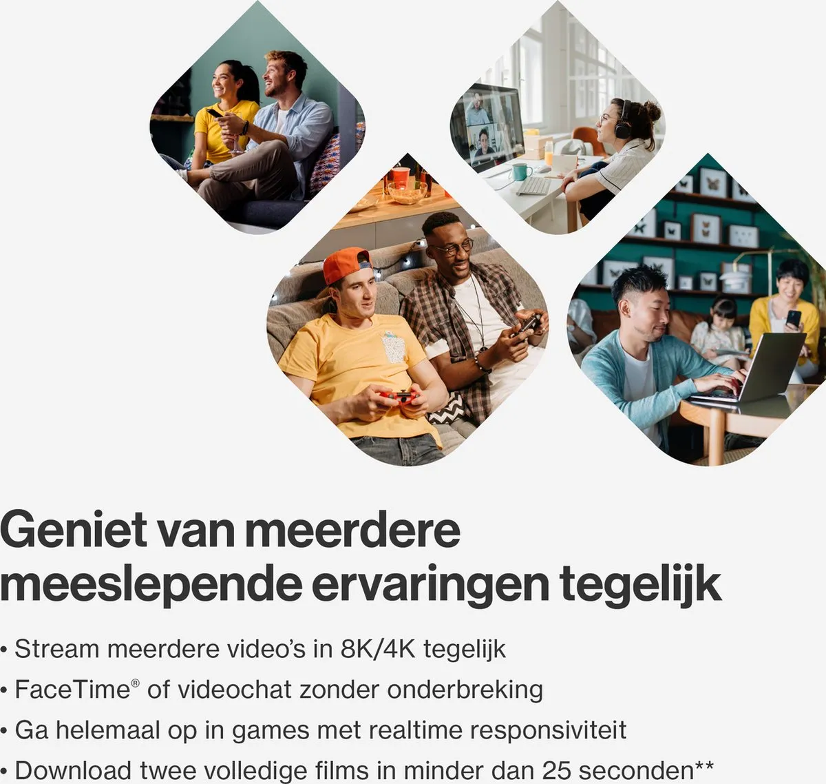 Linksys Velop Pro 7 10G - Mesh WiFi - Tri-Band - WiFi 7 Router - 11000 Mbps - 1-Pack - Wit