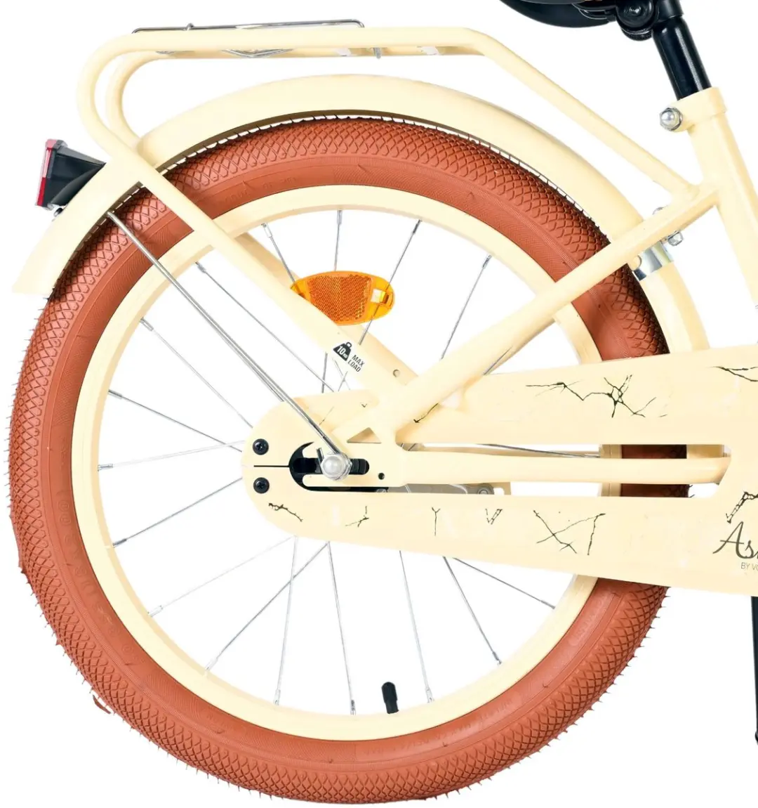 Volare Ashley Kinderfiets 18 inch - 1 Versnelling - Crème - afbeelding 6 van 6