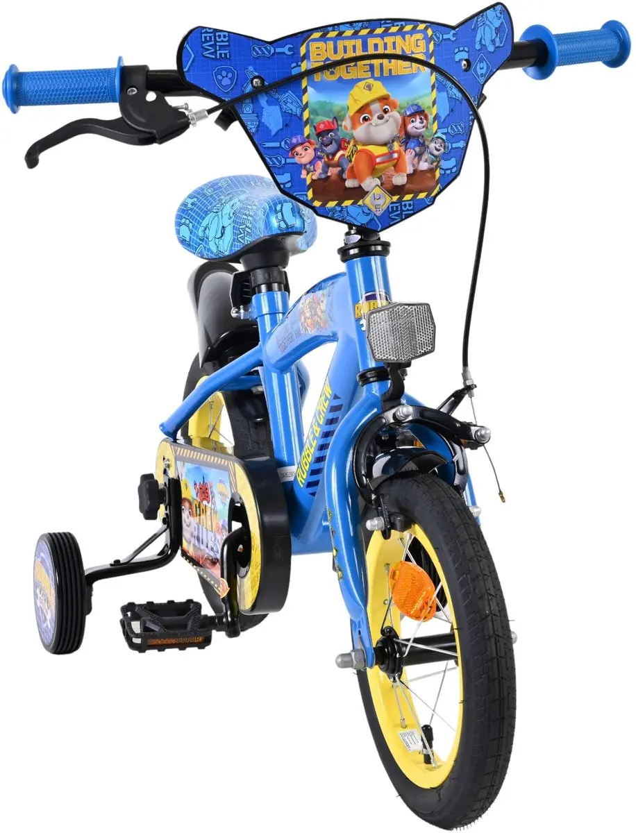 Volare Paw Patrol Rubble & Crew Kinderfiets 12 inch - Blauw