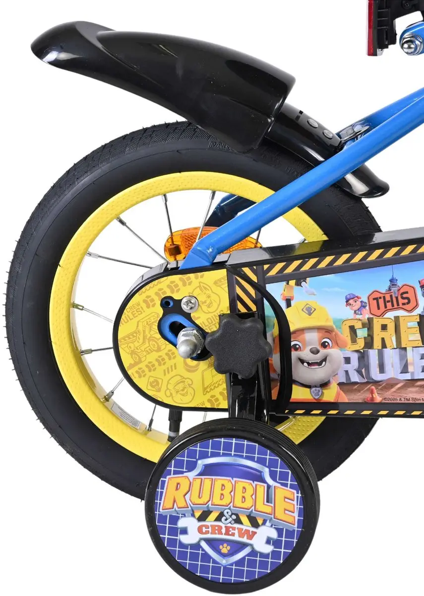 Volare Paw Patrol Rubble & Crew Kinderfiets 12 inch - Blauw